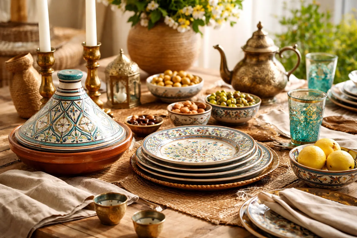 Comment utiliser l'artisanat marocain pour enrichir votre art de la table