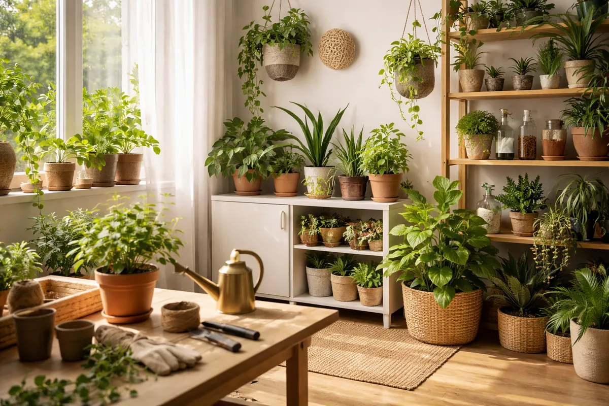 Comment réaliser un jardin d'intérieur écologique avec un petit budget