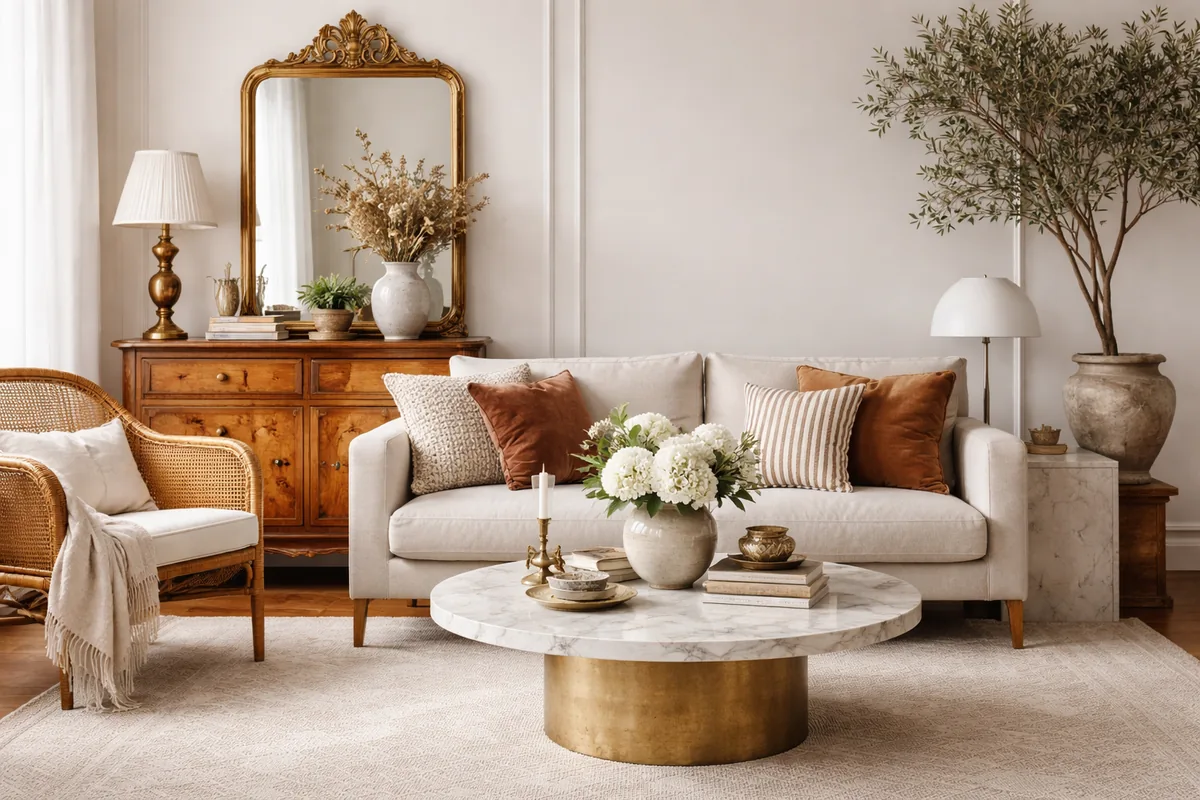 Comment choisir des éléments de décoration intérieure vintage chic qui s'harmonisent avec le moderne