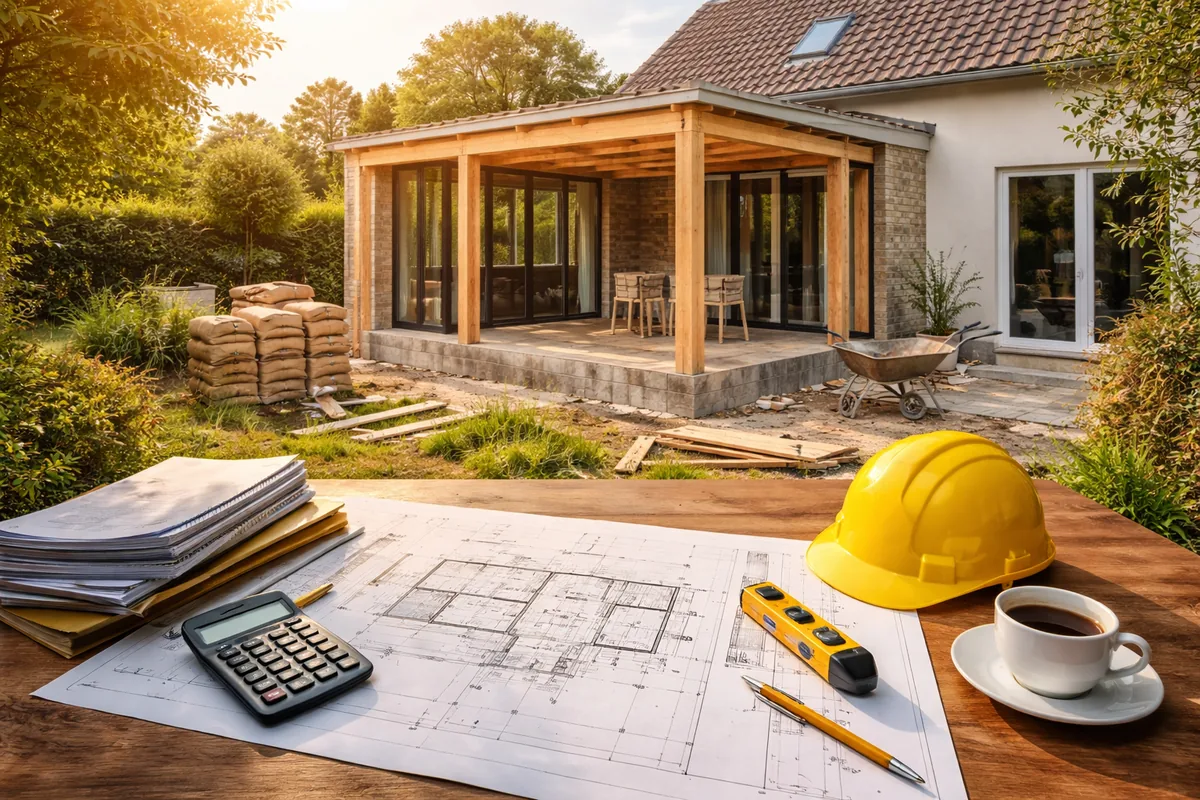 Comment bien préparer un budget pour une extension de maison avec un permis de construire