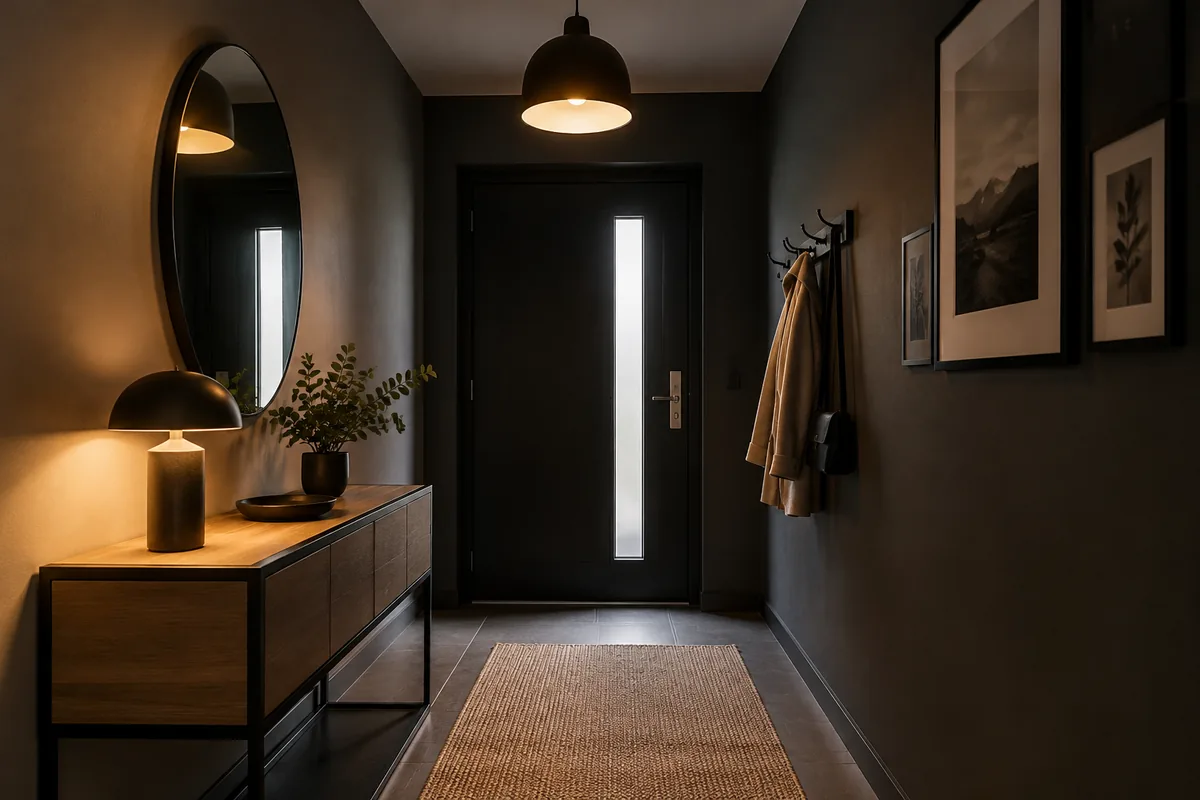 Comment choisir un éclairage adapté pour une entrée sombre