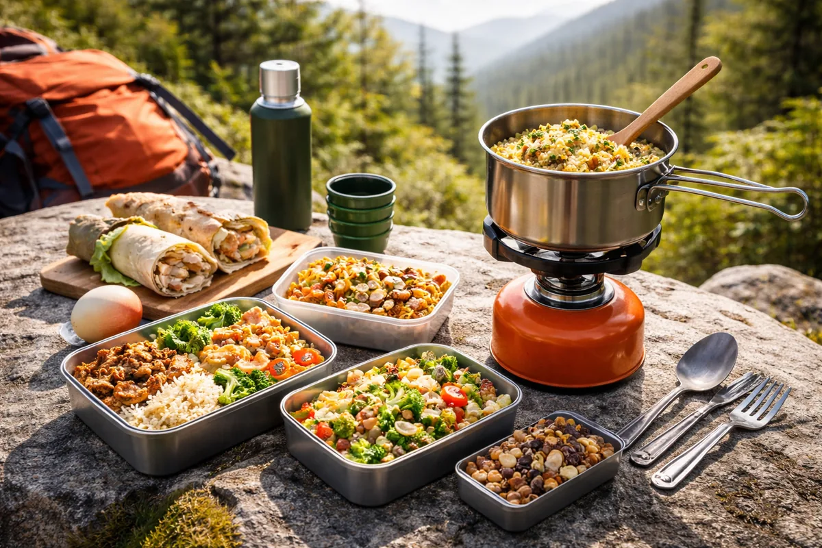Comment préparer des repas complets pour une randonnée en pleine nature