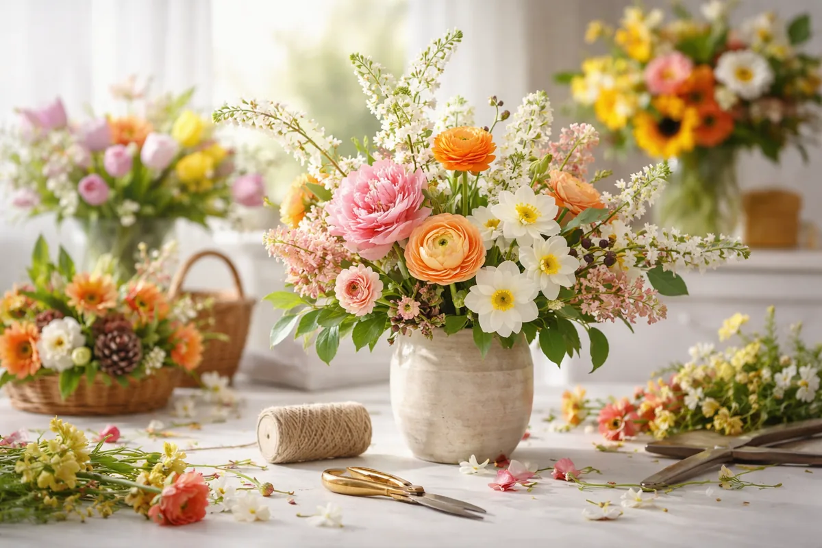 Comment créer des compositions florales adaptées aux saisons