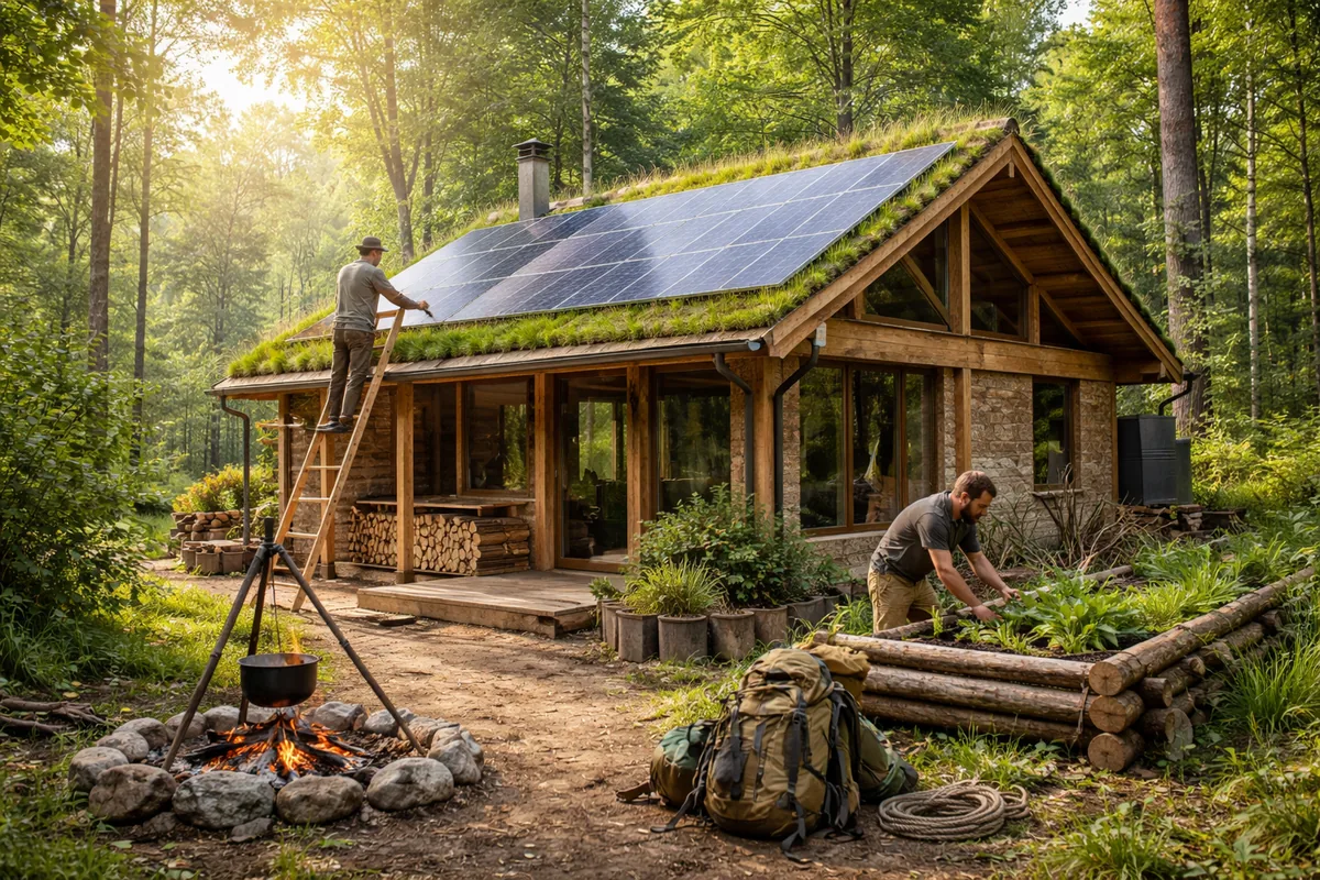Comment concevoir un habitat durable en intégrant des techniques de bushcraft