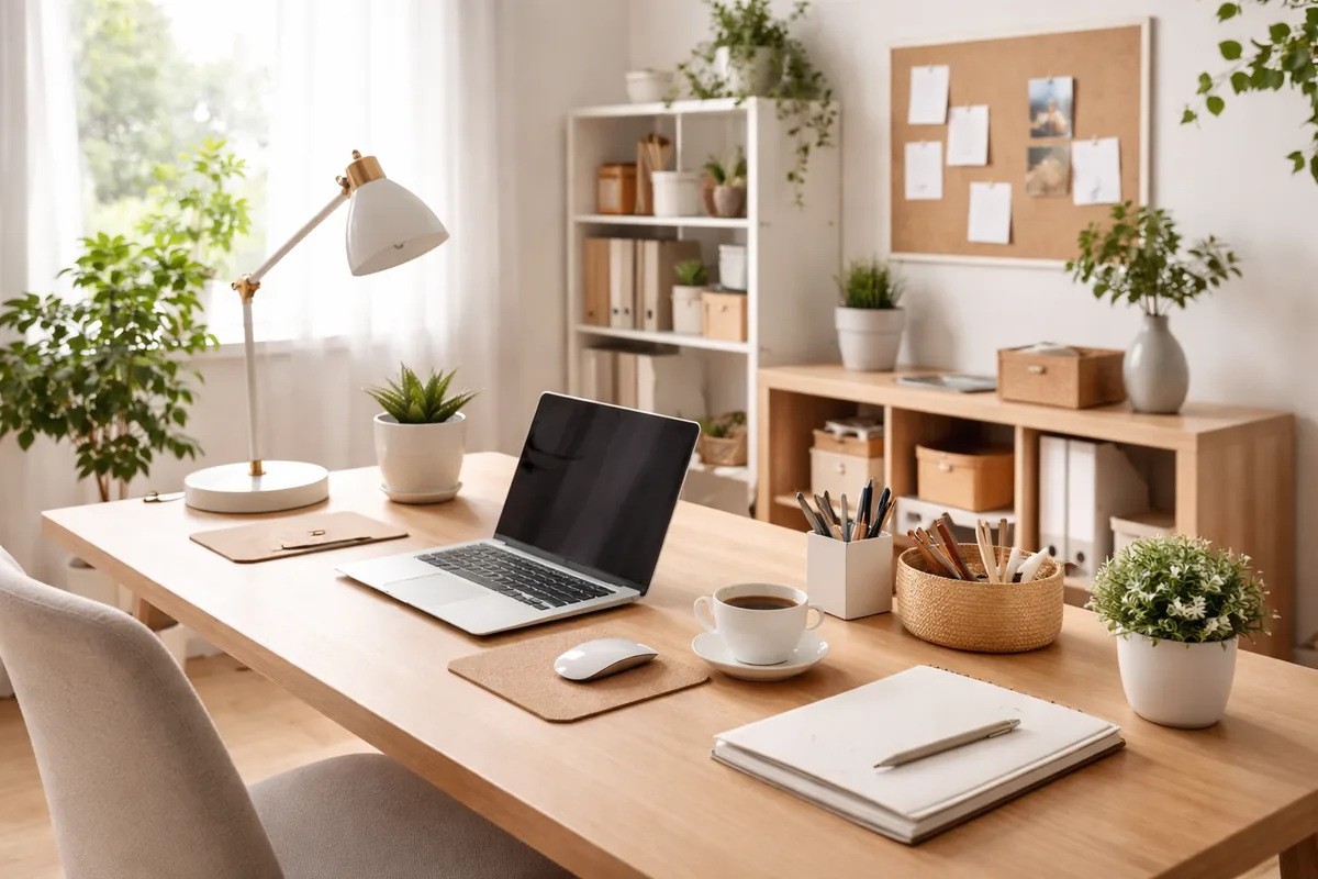 Comment organiser efficacement un espace de travail à domicile